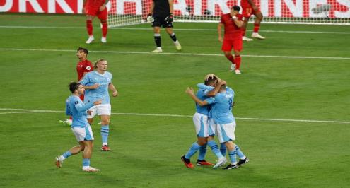  جوارديولا يعادل أنشيلوتي.. 6 أرقام تزين تتويج مانشستر سيتي بالسوبر الأوروبي